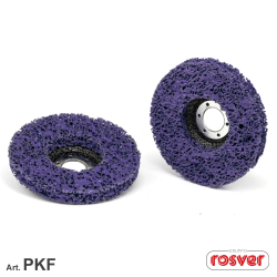 Ściernica nylonowa 125 x22,2mm fioletowa Rosver